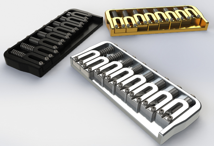 Hipshot 8 string fixed bridge .125