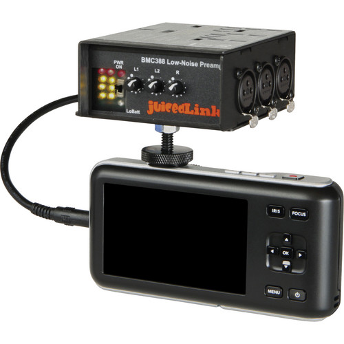 juicedLink BMC388 Blackmagic Cinema Camera Microphone Preamp