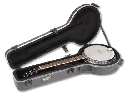 SKB 1SKB-52 Universal 6-String Banjo Hardshell Case with TSA Latches