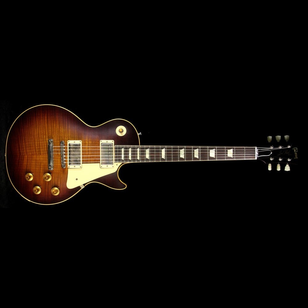 Gibson Custom Shop Music Zoo Exclusive Roasted Standard Historic 1959 Les Paul Electric Guitar - Faded Tobacco