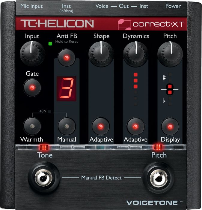 TC Helicon VoiceTone Correct XT with MP-75 Mic