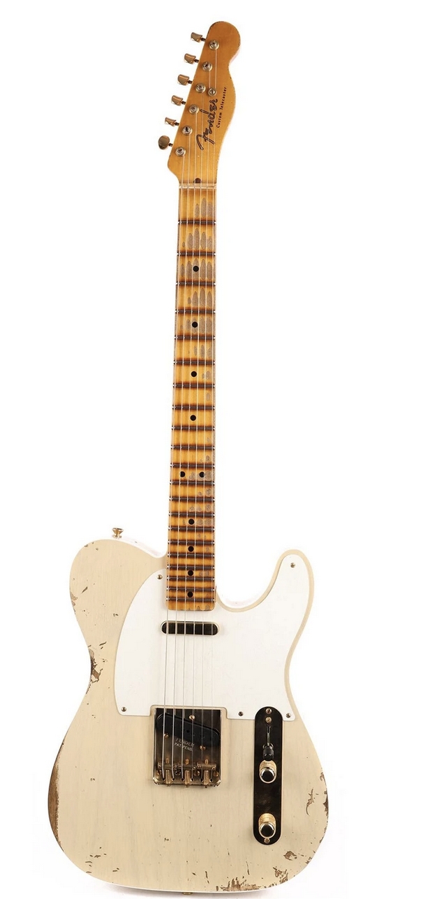 Fender Custom Shop 50s Custom Telecaster Heavy Relic Vintage Blonde
