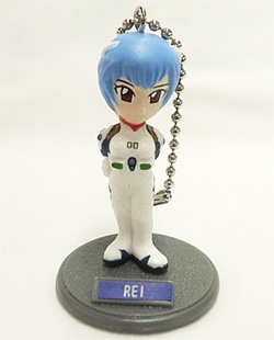 Rei Ayanami : Neon Genesis Evangelion Key Chain Figure (แท้)