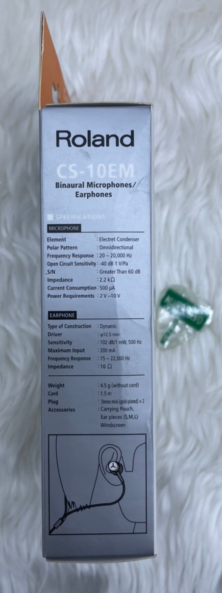 Roland CS-10EM Binaural Microphones/Earphones