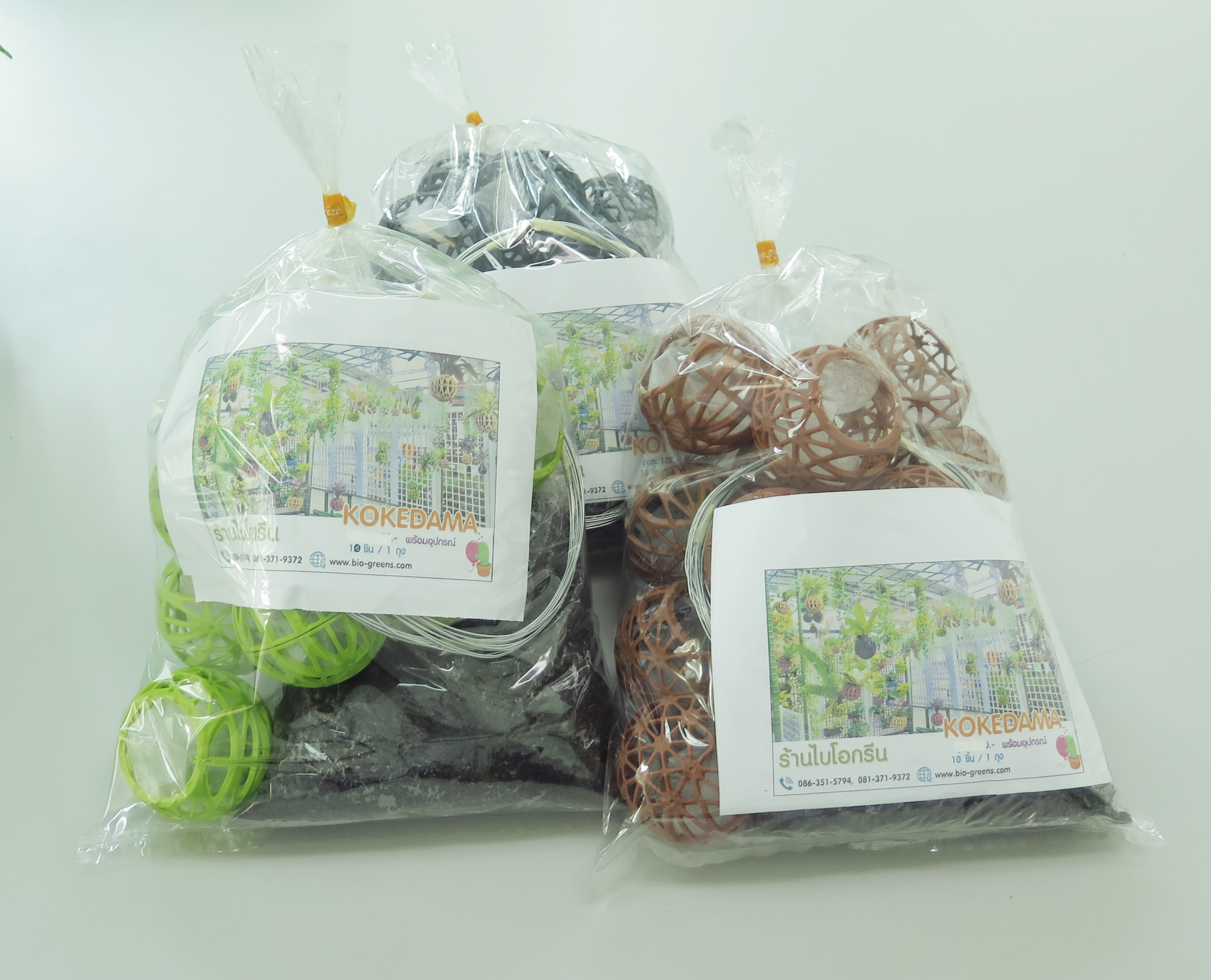 Kokedama (สีดำ)