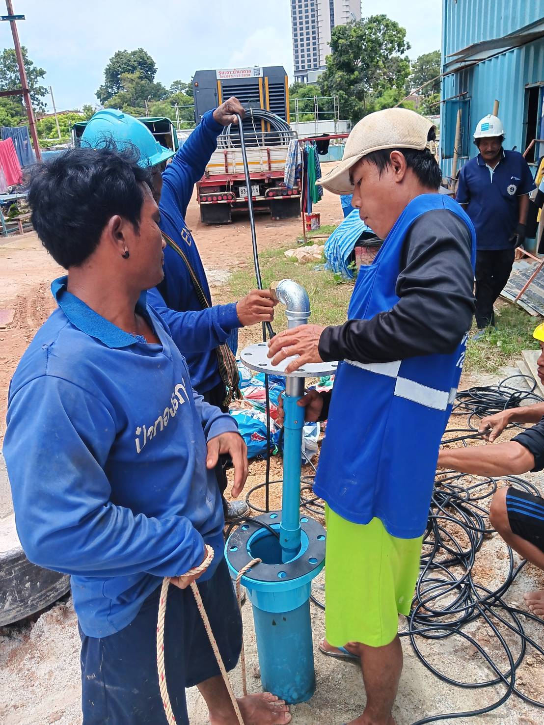 ข้อมูลการเจาะบ่อน้ำบาดาล ตำบลพนัสนิคม อำเภอพนัสนิคม จังหวัดชลบุรี โทร0831123030เปิ้ลน้ำบาดาลระยอง