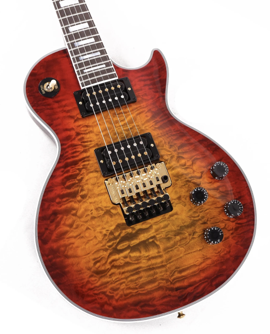 Gibson Custom Shop Les Paul Custom Axcess Made 2 Measure Bengal Burst 5A Top