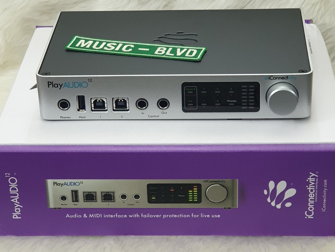 iConnectivity PlayAUDIO12 Dual-USB Audio and MIDI Interface for Live