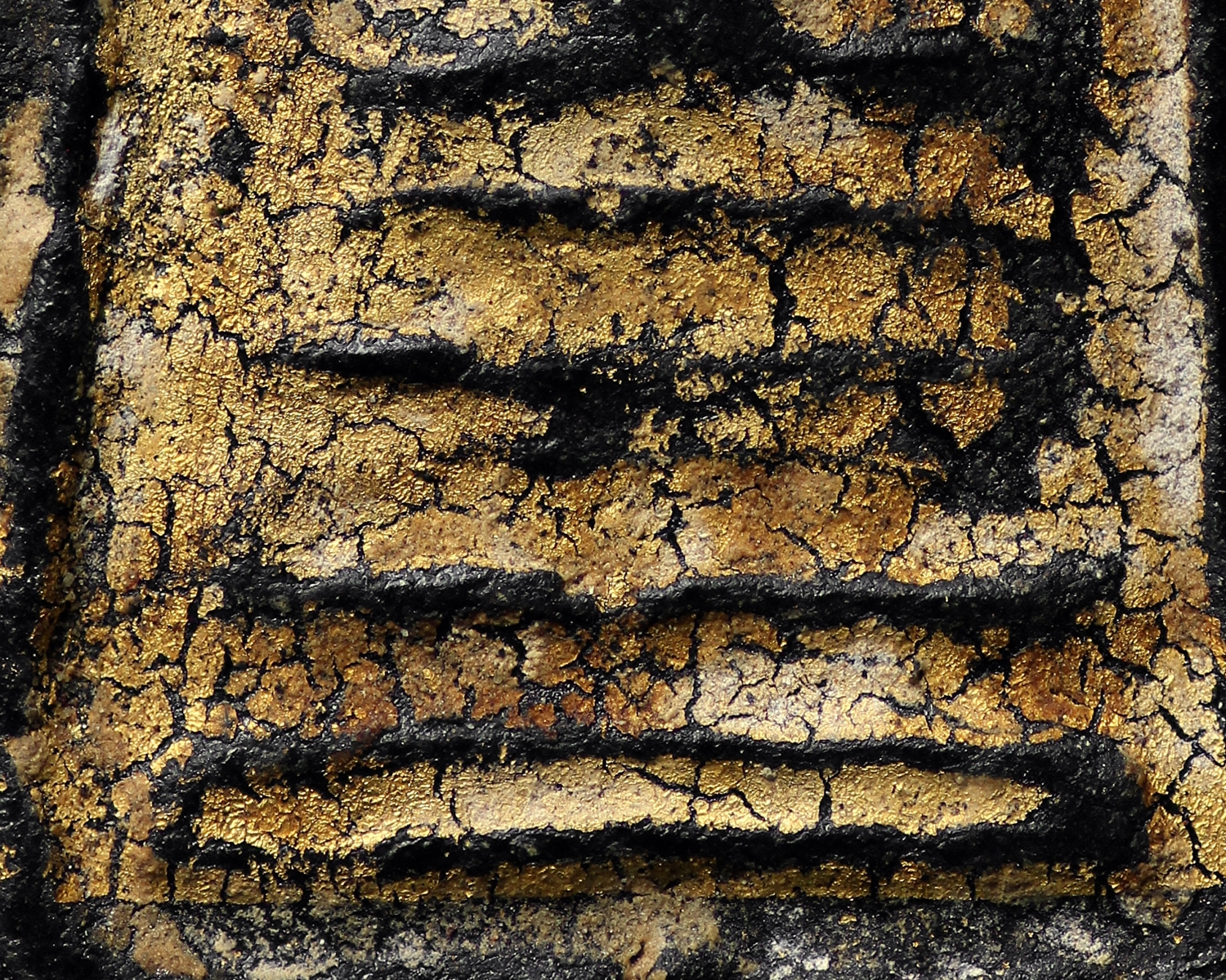 พระสมเด็จบางขุนพรหม พิมพ์ฐานคู่ กรุเก่า ลงรักไทย ปิดทองเดิม