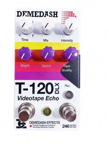 Demedash Effects T-120 Deluxe V2 Videotape Echo Pedal