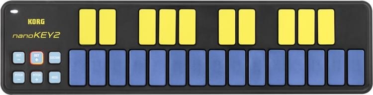 Korg nanoKEY2 Keyboard Controller - Blue/Yellow Limited Edition