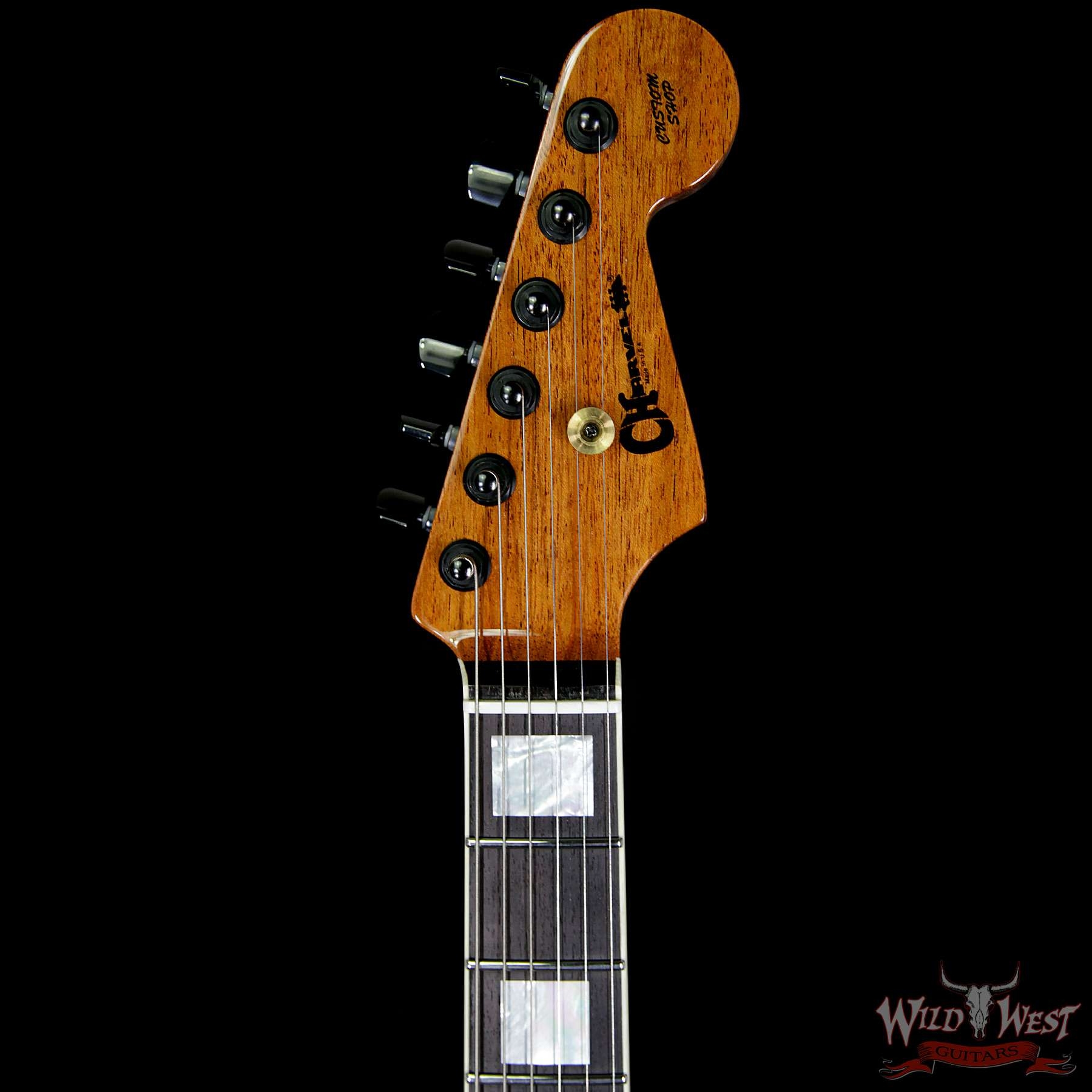 Charvel USA Custom Shop WW003 Masterbuilt Red Dave Style 2 HH Quilt Top Hardtail Kill Switch - Natural