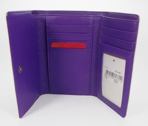 กระเป๋าสตางค์ bsc ม่วง-ขาว ใหม่ แท้