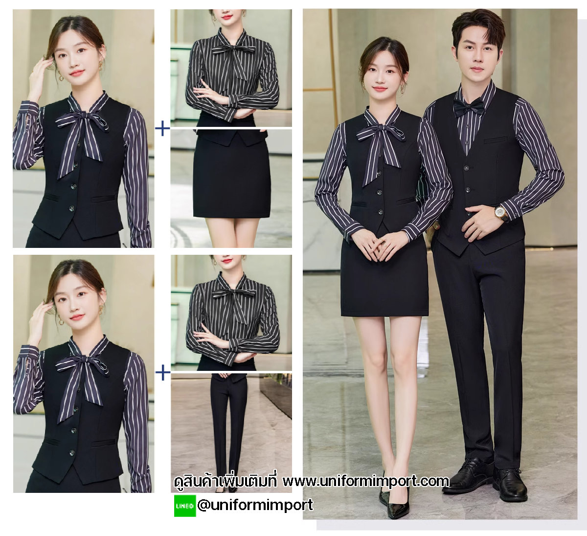 ชุดเสื้อกั๊กพนักงาน ++คลิกภาพดูรายละเอียดด้านใน ชุดบาร์เทนเดอร์ ชุดพนักงานบาร์ ชุดพนักงานบาร์น้ำ ชุดพนักงานไนท์คลับ ชุดเสื้อกั๊กพนักงาน ชุดฟอร์มพนักงาน