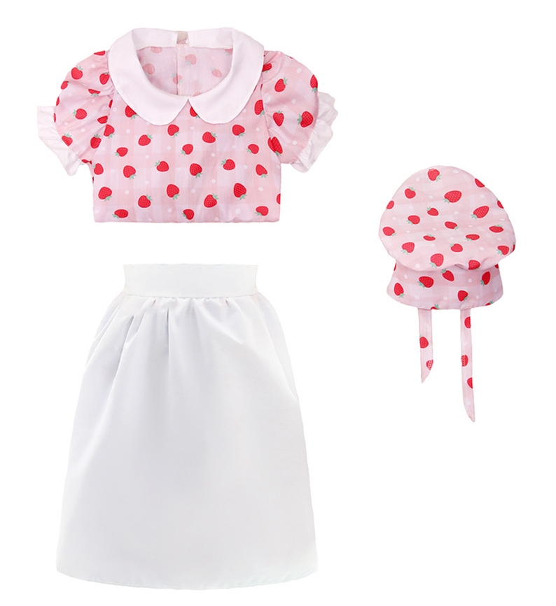 ชุดประจำชาติอเมริกา ชุด Indepence Day ขนาด S 105-115, M 115-125 ชุดกระโปรงยาว+หมวก+ผ้าคาดสีขาว