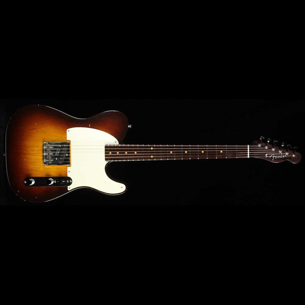 Fender Custom Shop 2017 NAMM Custom 57 Esquire Relic Guitar Chocolate 2-Tone Sunburst