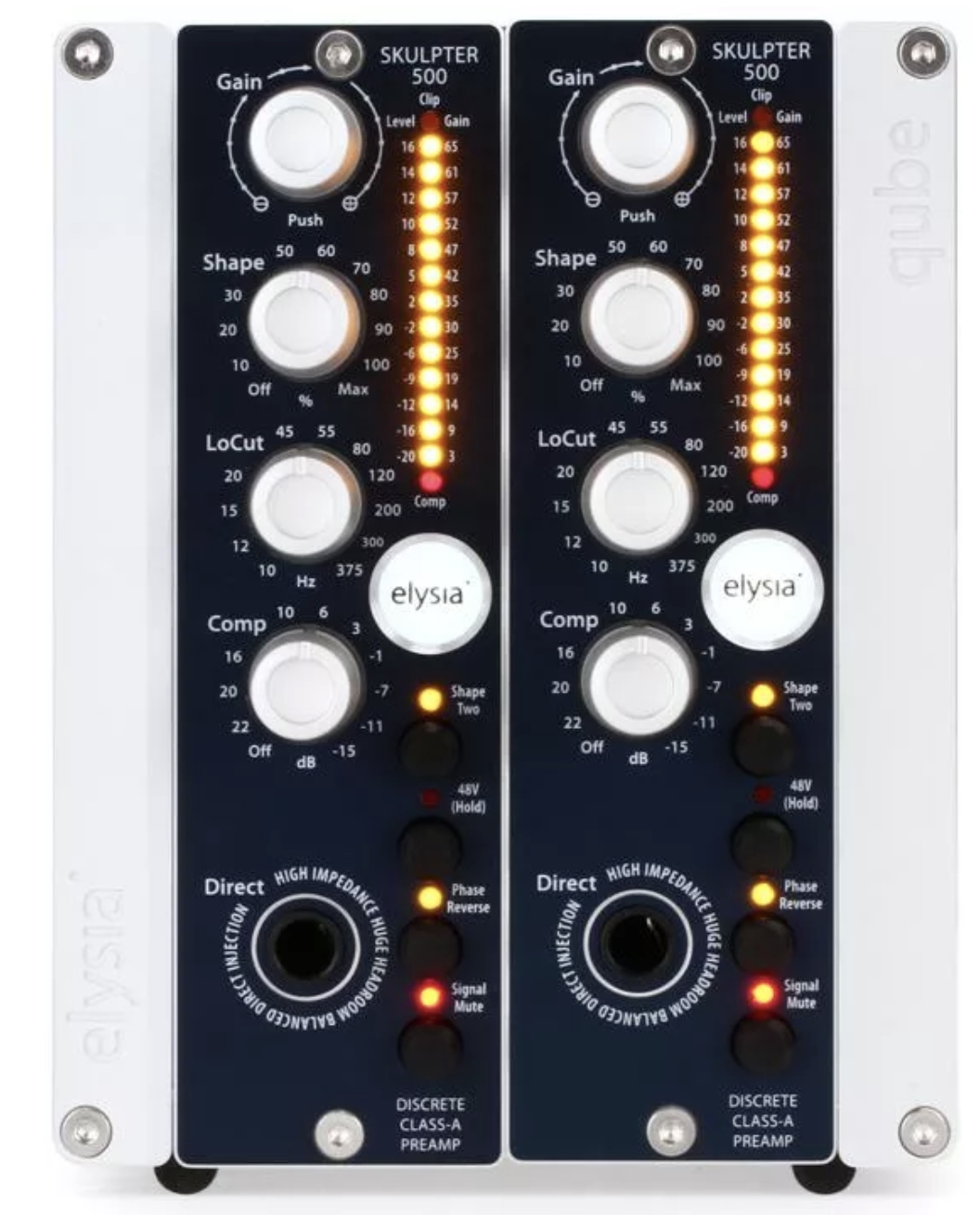 elysia skulpter qube Series Microphone Preamp with Desktop Chassis