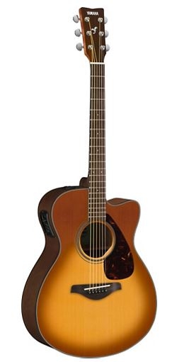 Yamaha FSX800C Small Body Acoustic-Electric Guitar