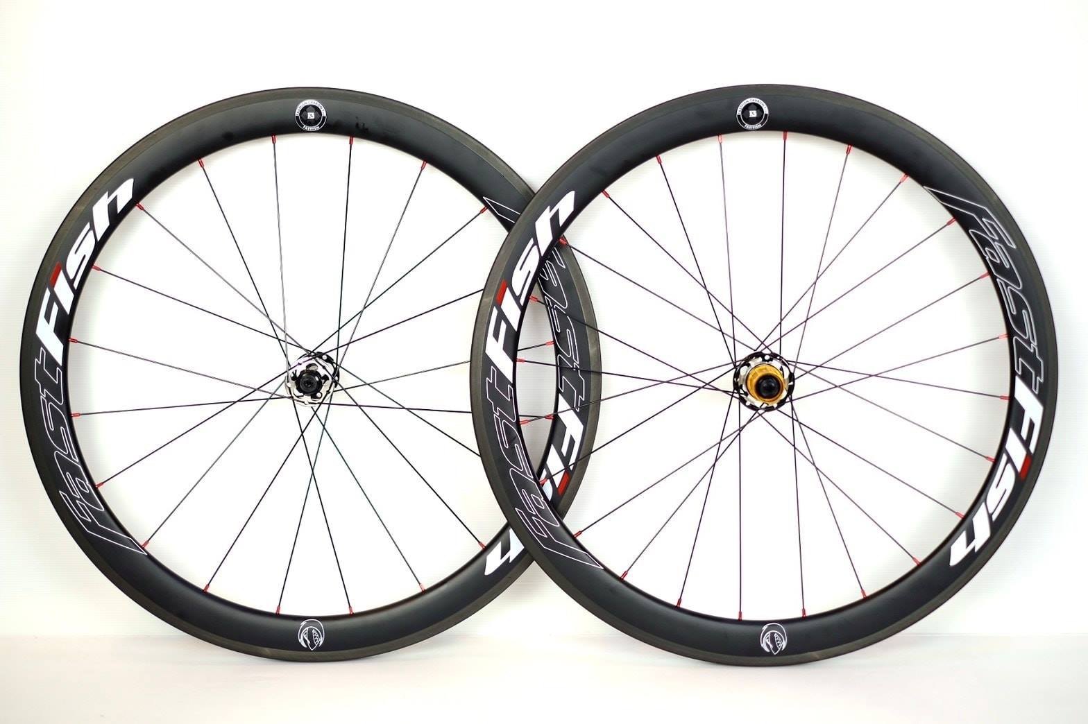 ล้อคาร์บอนเสือหมอบ FastFish 50 mm งานไต้หวัน
