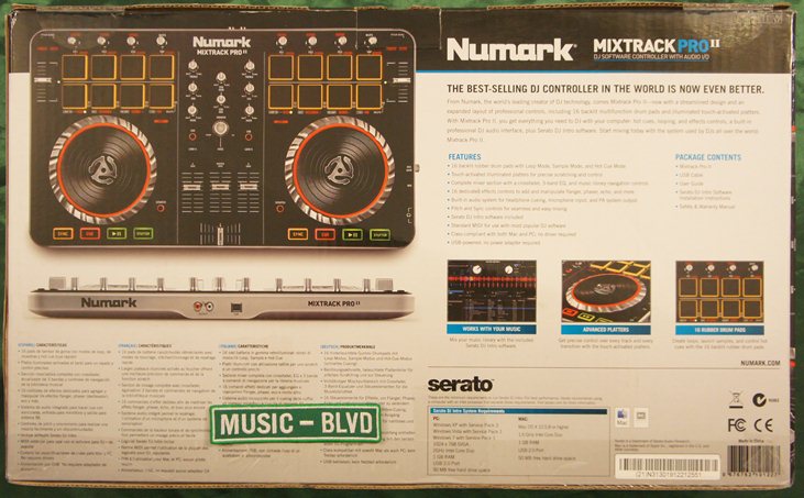 Numark MixTrack Pro II DJ Controller with Audio I/O