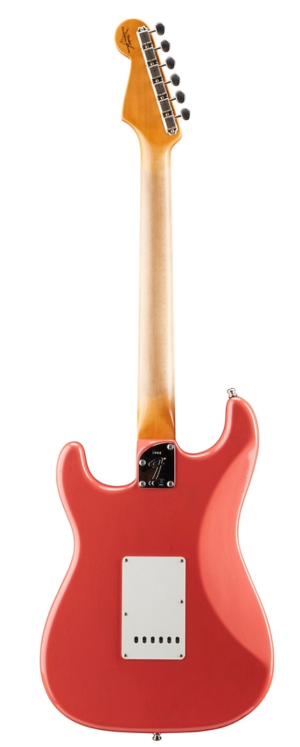 Fender Custom Shop Postmodern Journeyman Relic Stratocaster Electric Guitar Faded Aged Fiesta Red