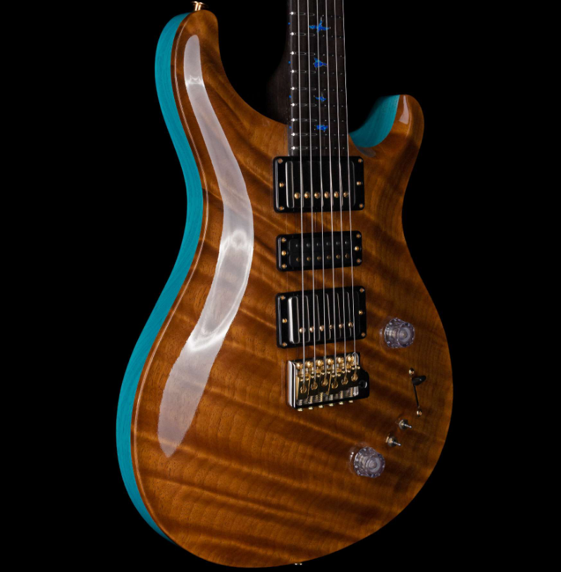 PRS Private Stock 9639 Special 22 Semi-Hollow One-Piece Myrtle Wood Top Brazilian Neck No F-Hole