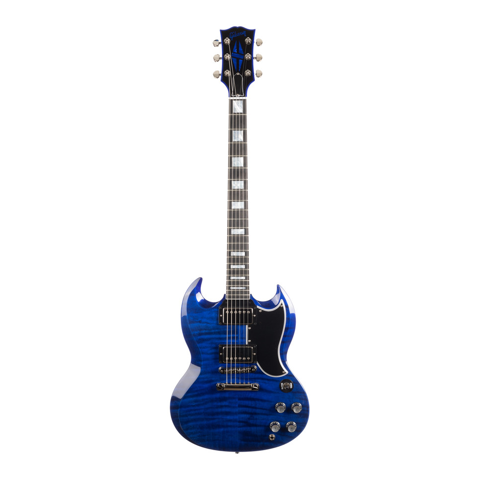 Gibson Custom Shop SG Custom Figured Top - Blue Widow