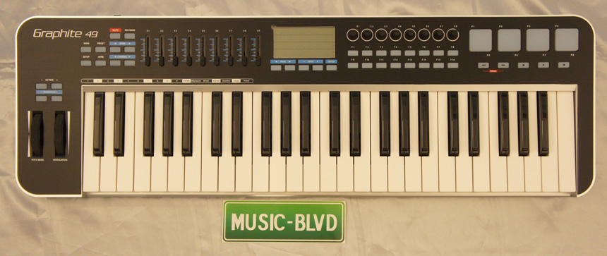 Samson Graphite 49 USB MIDI Keyboard Controller
