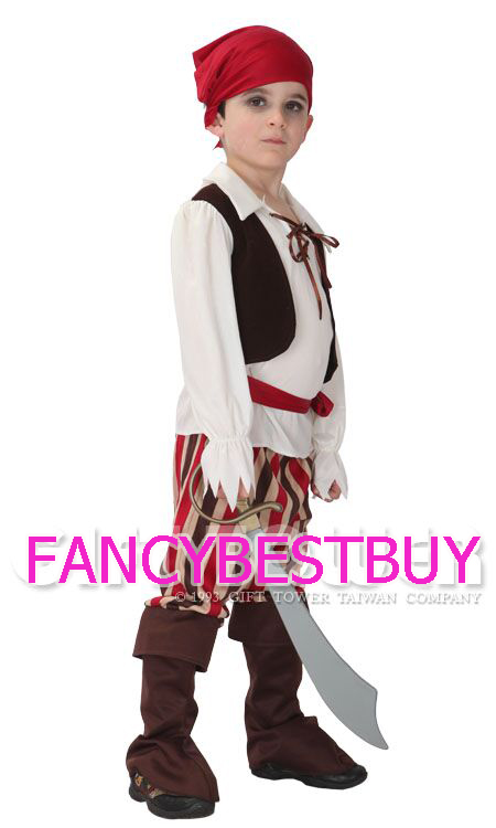 ชุดแฟนซีเด็กโจรสลัด Pirate Boy มี ขนาด M, L, XL