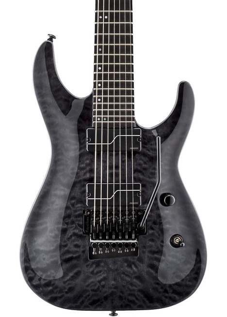 ESP LTD Buz McGrath BUZ-7 Electric Guitar - See-Thru Black