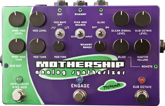 Pigtronix Mothership Analog Synthesizer Guitar Effects Pedal