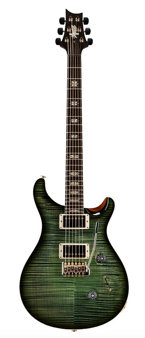 PRS Private Stock Lotus Knot Custom 24 Electric Guitar - Sage Glow Smoked Burst