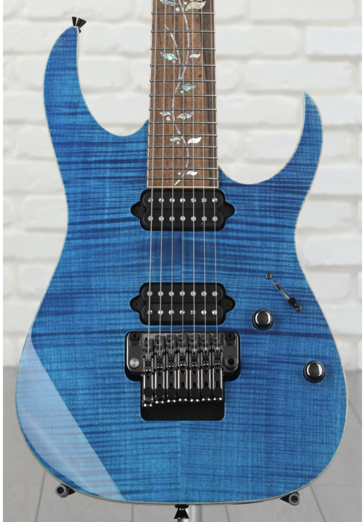 Ibanez J Custom RG8527Z Electric Guitar - Royal Blue Sapphire - Sweetwater Exclusive