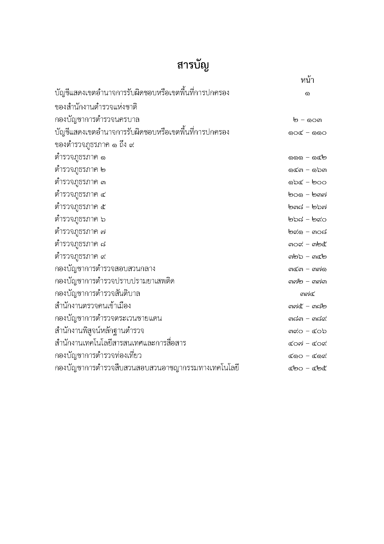 ประกาศสำนักงานตำรวจแห่งชาติ เรื่อง การกำหนดเขตอำนาจการรับผิดชอบหรือเขตพื้นที่การปกครองของส่วนราชการ พ.ศ.2567