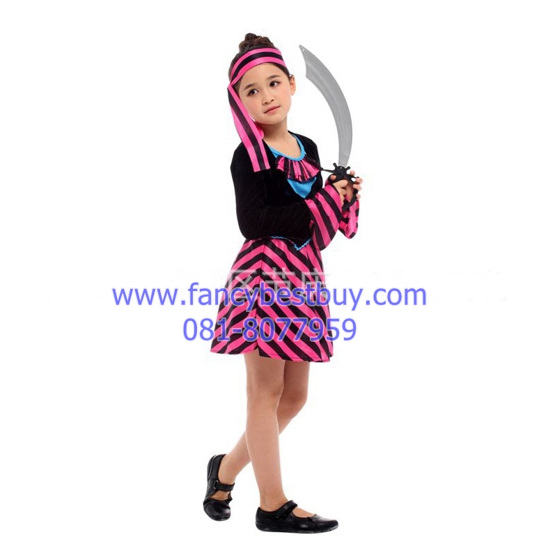 ชุดแฟนซีเด็ก สาวน้อยโจรสลัดสุดสวย Pretty Pirate Girl มี ขนาด XL
