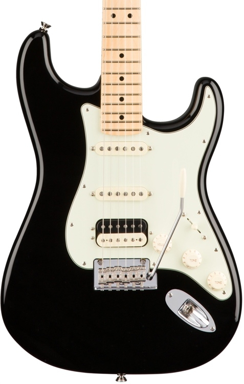 Fender American Professional HSS Shawbucker Stratocaster - Black with Maple Fingerboard