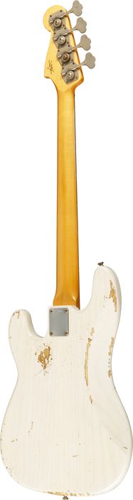 Fender Custom Shop 1961 P Bass Relic 4-String Electric Bass White Blonde