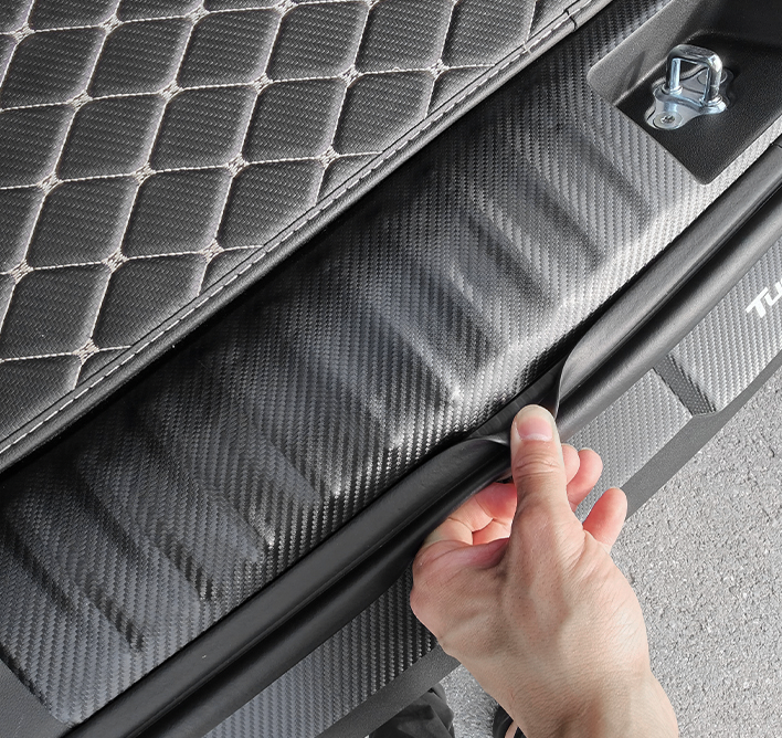 ชายบันได สติกเกอร์ กันรอยชายบันได ชายบันไดรถยนต์ กันน้ำ คุณภาพสูง กันรอยขีดข่วน ติดบัน ติดบันไดรถยนต์ Hyundai CRETA ฮุนได เครต้า