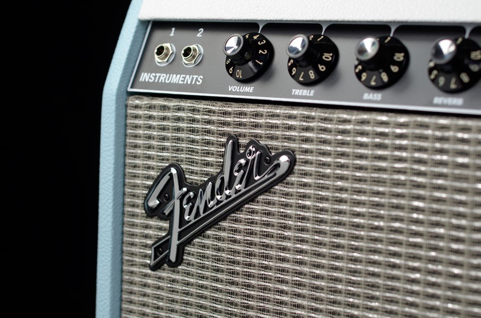 Fender 65 Princeton Reverb Two Tone Blue/White