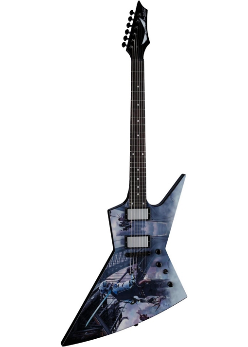 Dean Dave Mustaine Zero Dystopia Electric Guitar - Dystopia Graphic