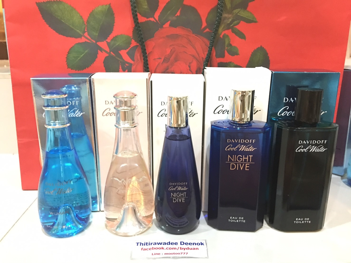 น้ำหอม Davidoff Cool Water EDT for Women 100 ML.