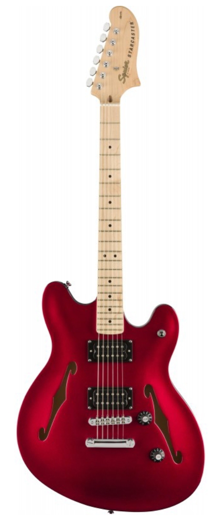 Squier Affinity Starcaster - 3-Color Sunburst,Black, Fiesta Red,Olympic White