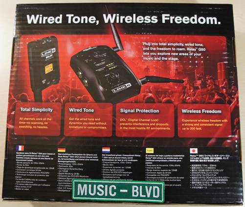 Line 6 Relay G50 Digital Wireless Guitar System
