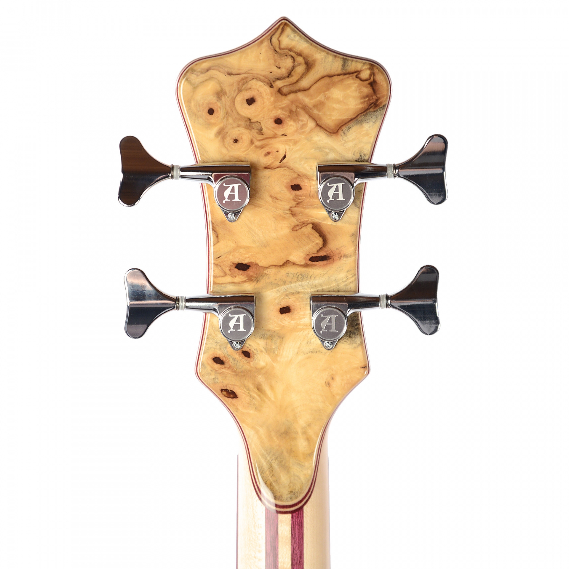 Alembic Mark King Deluxe 4 Buckeye Burl Top/Back Purpleheart Fingerboard No.MK14550