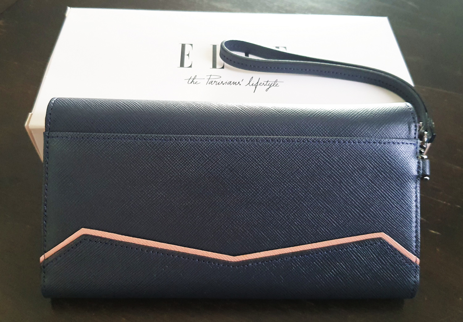 กระเป๋าสตางค์ ELLE กรม-ชมพู ใหม่ แท้