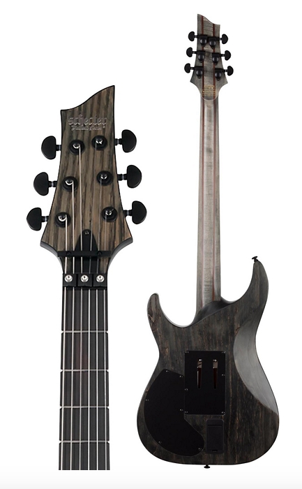 Schecter Guitar Research C-1 FR-S Apocalypse Solid Body Electric Guitar - Charcoal Gray