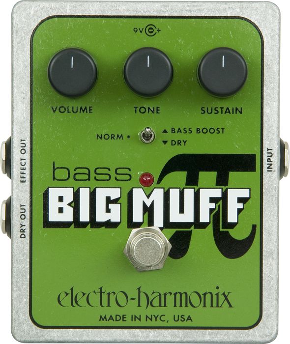 Electro-Harmonix Bass Big Muff Pi Distortion Effects Pedal