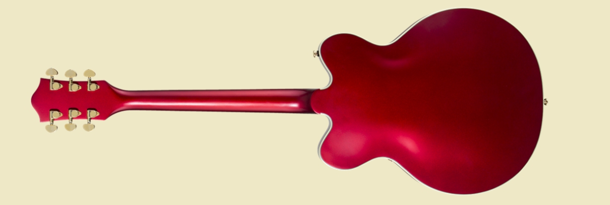 GRETSCH G2622TG-P90 LIMITED EDITION STREAMLINER CENTER BLOCK P90 WITH BIGSBY AND GOLD HARDWARE, LAUREL FINGERBOARD, CANDY APPLE RED