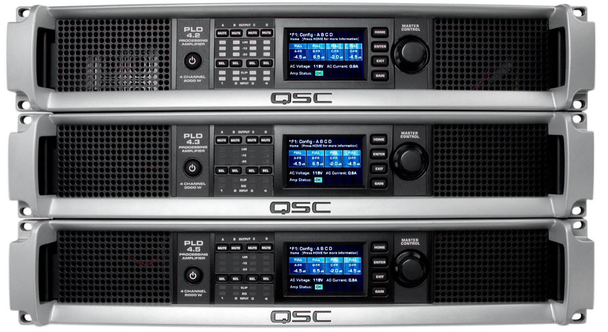 QSC PLD4.3 Multi-Channel System Processing Amplifier
