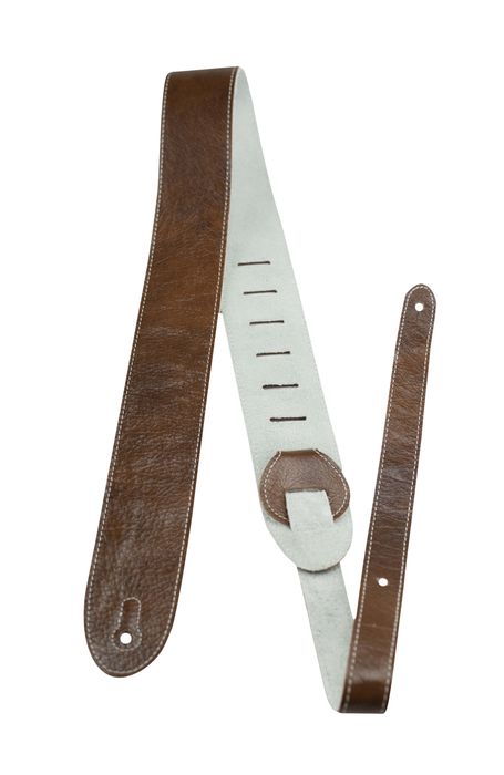 Perri's 2" Soft Italian Leather Guitar Strap